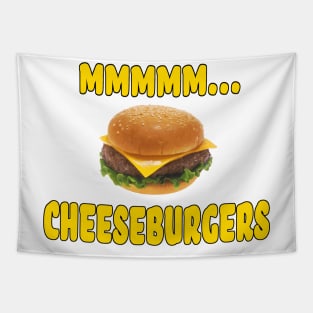 Mmmm... Cheeseburgers Tapestry