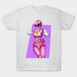 Personalized Pterodactyls Pink Power Rangers Baseball Jersey - AnimeBape