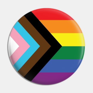 Progress Pride Flag Pin