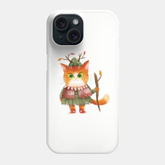 Mystic Cat Phone Case by Geeksarecool