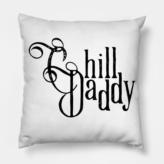 Chill Daddy Victorian - Black Pillow by GorsskyVlogs