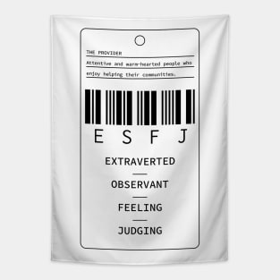 ESFJ - The Provider - Extraverted Observant Feeling Judging Tapestry