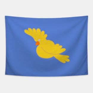 Cockatoo Yellow and Blue Tapestry