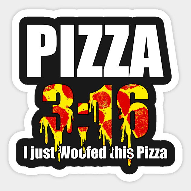 Stone Cold Pizza - Pizza - Sticker