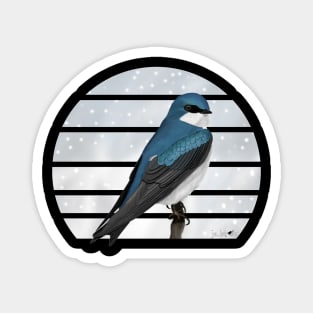 Tree Swallow Bird Illustration Magnet