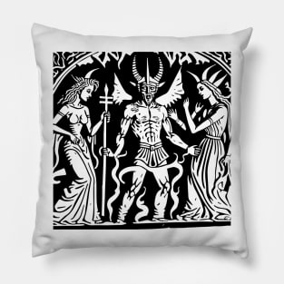 Medieval Daemon #5 Pillow