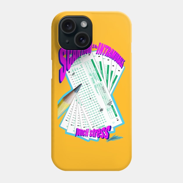 Scantron & the INTRAMURALS- pencil stress tour shirt Phone Case by Popoffthepage