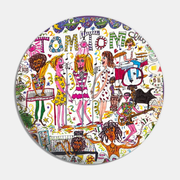 Tom Tom Club Pin by Pop Fan Shop