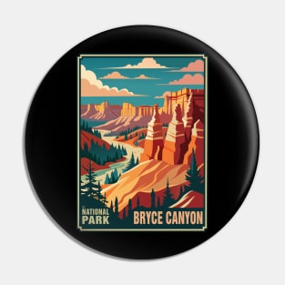 Retro Bryce Canyon National Park Pin