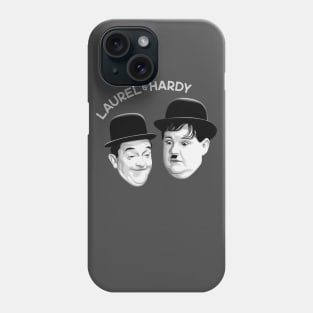 Laurel & Hardy (Monochrome) Phone Case