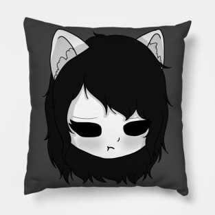 ceepypasta jane the killer cat Pillow