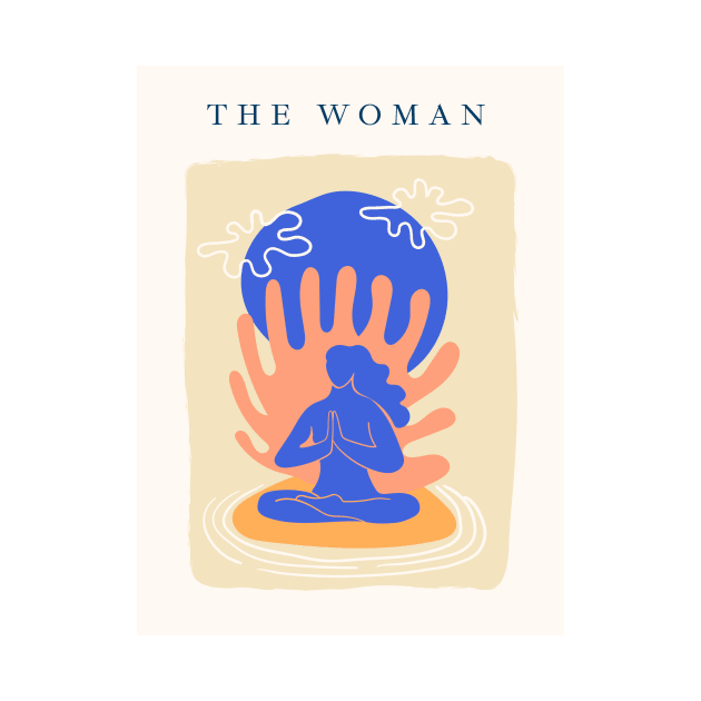 The Woman, Matisse Art Style by dailycreativo