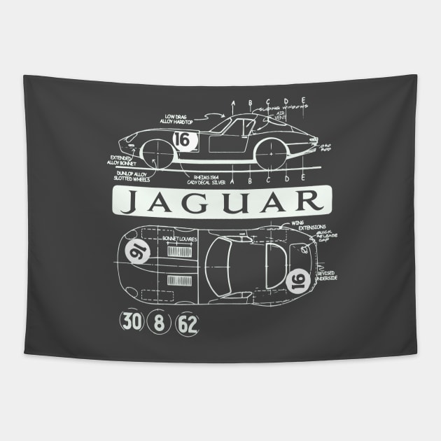 racing classic shirt Tapestry by retroracing