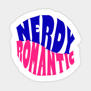 Nerdy Romantic Wave Magnet