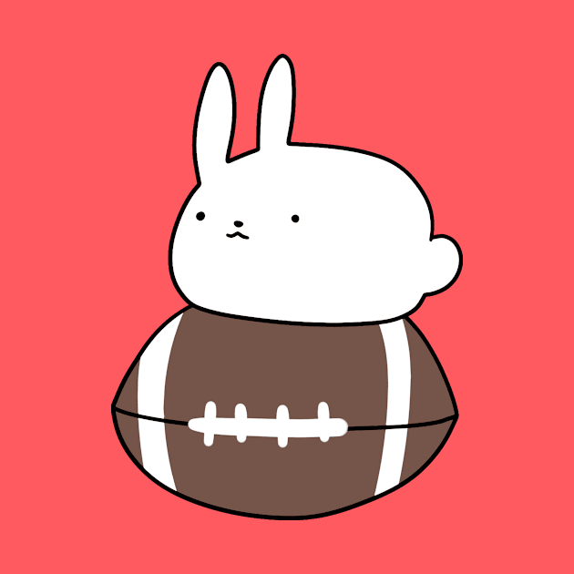 Little Bunny and Football by saradaboru