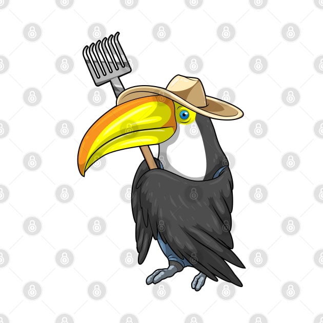 Toucan Farmer Rake by Markus Schnabel