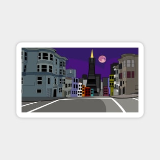 San Francisco at Night Magnet