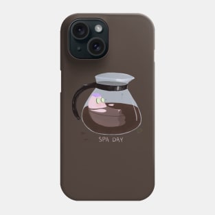 Coffee Spa Day Phone Case