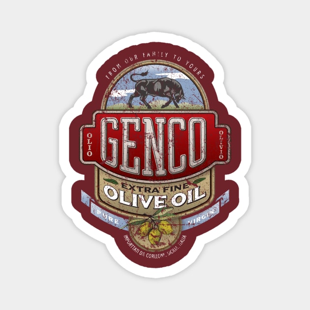 Genco Olive Oil Magnet by MindsparkCreative