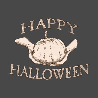 Sepia Halloween Pumpkin T-Shirt