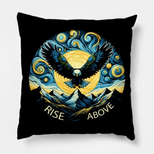 Eagle starry night Pillow