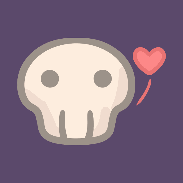 Cute spooky skull by Zakuro