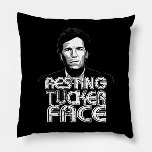 Resting Tucker Face - Tucker Carlson Pillow