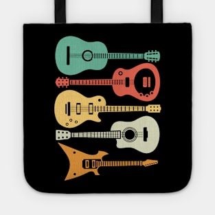 Guitars Classic Guitar Electric Guitar Retro Style Tote