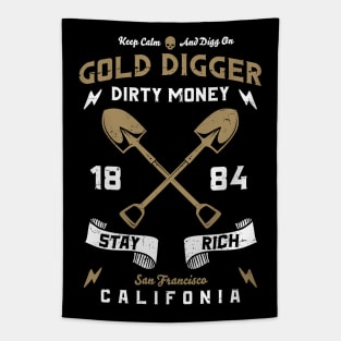 Gold Digger San Francisco Tapestry