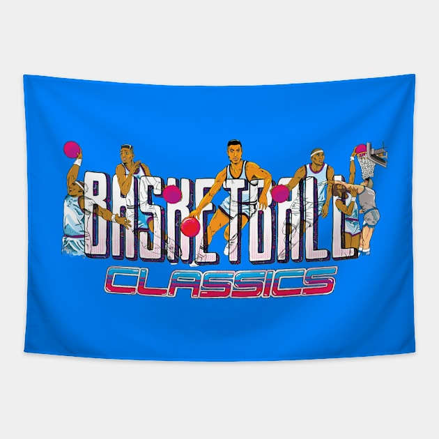 Basketball Classics | Players Cover Tapestry by Namo_Gamo