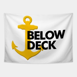 Below Deck Yellow Tapestry