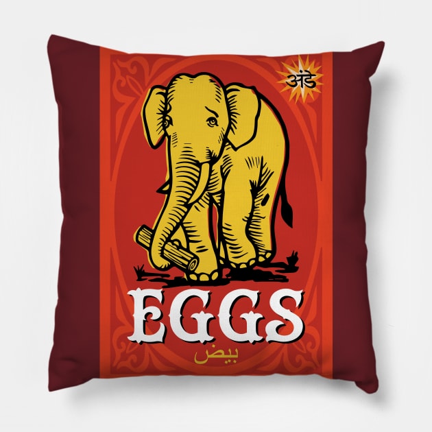 EGGS Elephant Pillow by EGGS Bar