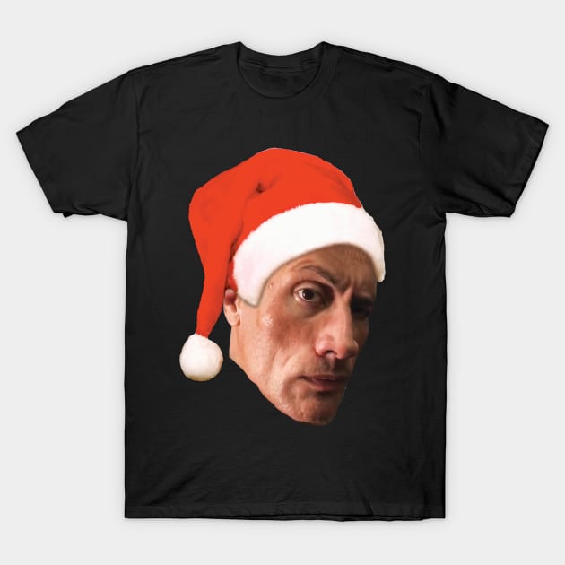 The rock eyebrow raise face Christmas meme - The Rock Eyebrow Raise  Christmas Meme - Crewneck Sweatshirt