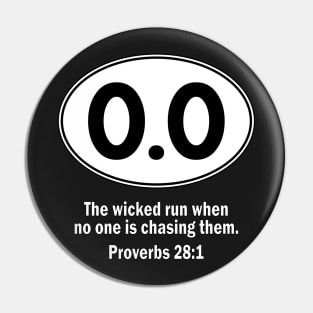 0.0 ... Proverbs 28:1 Pin