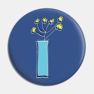 Yellow Flowers Pin