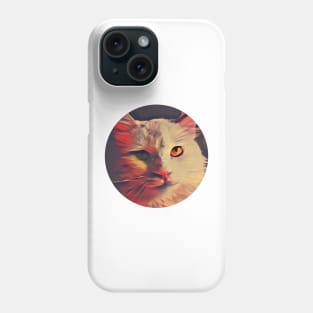 Frisky floppy cat Phone Case