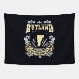 Rutland Vermont It Is Where My Story Begins 70s Tapestry