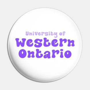 University of Western Ontario Pin