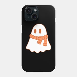 A cute ghost with a scarf Phone Case