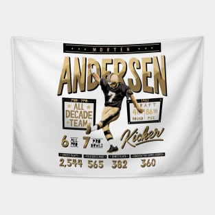 Morten Andersen New Orleans Stats Tapestry