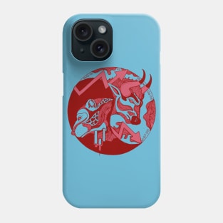 Pastel Tones Bull and Bear Phone Case