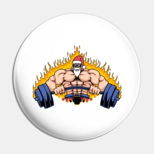 Santa Gym Pin