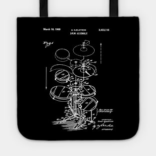 Portable Drum Set Assembly Patent Image Tote