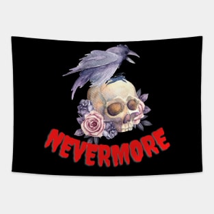 RAVEN NEVERMORE POE DESIGN Tapestry