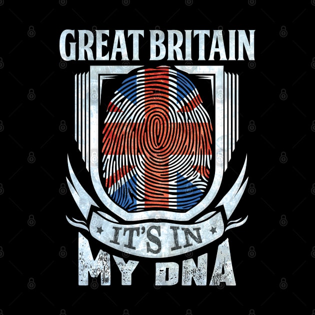 Great Britain It's In My DNA - Gift For British With British Flag Heritage Roots From Great Britain by giftideas