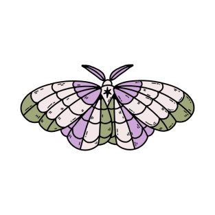 genderqueer moth T-Shirt