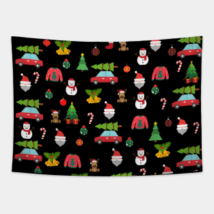 Merry Christmas Face Mask, Christmas Face Mask For Kids. Tapestry