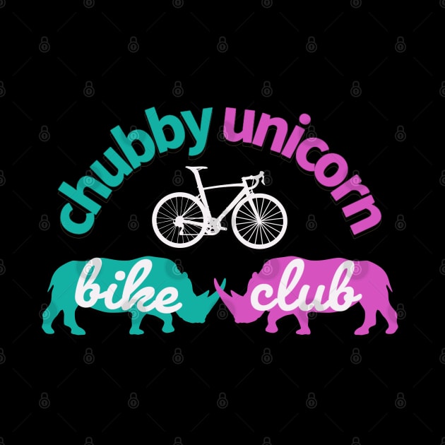 Chubby Unicorn Bike Club by Crooked Skull