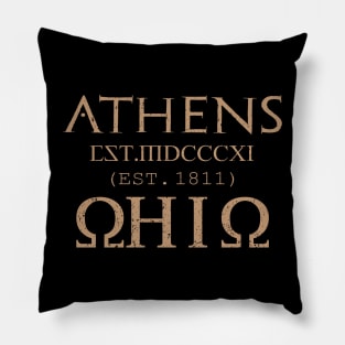 'Athens Ohio Distressed' Awesome Athens Vintage Gift Pillow