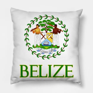 Belize - Coat of Arms Design Pillow